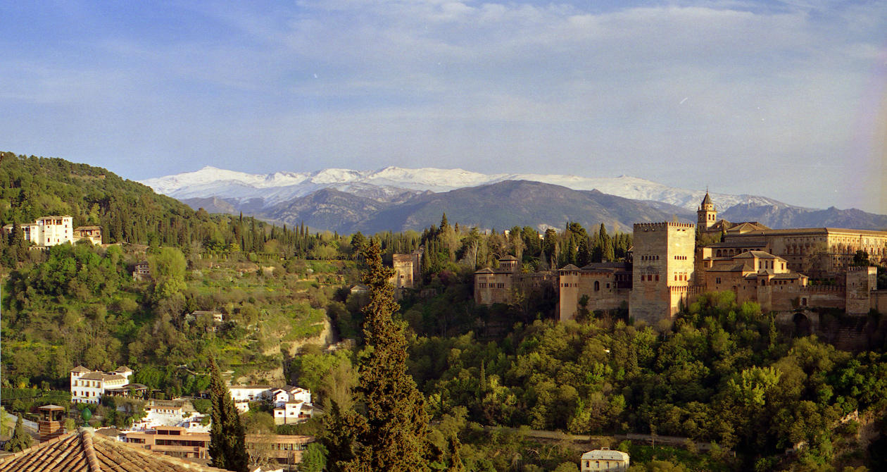 The Alhambra in 1999. Scanned from 35mm.
