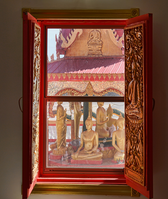 Temple Window View