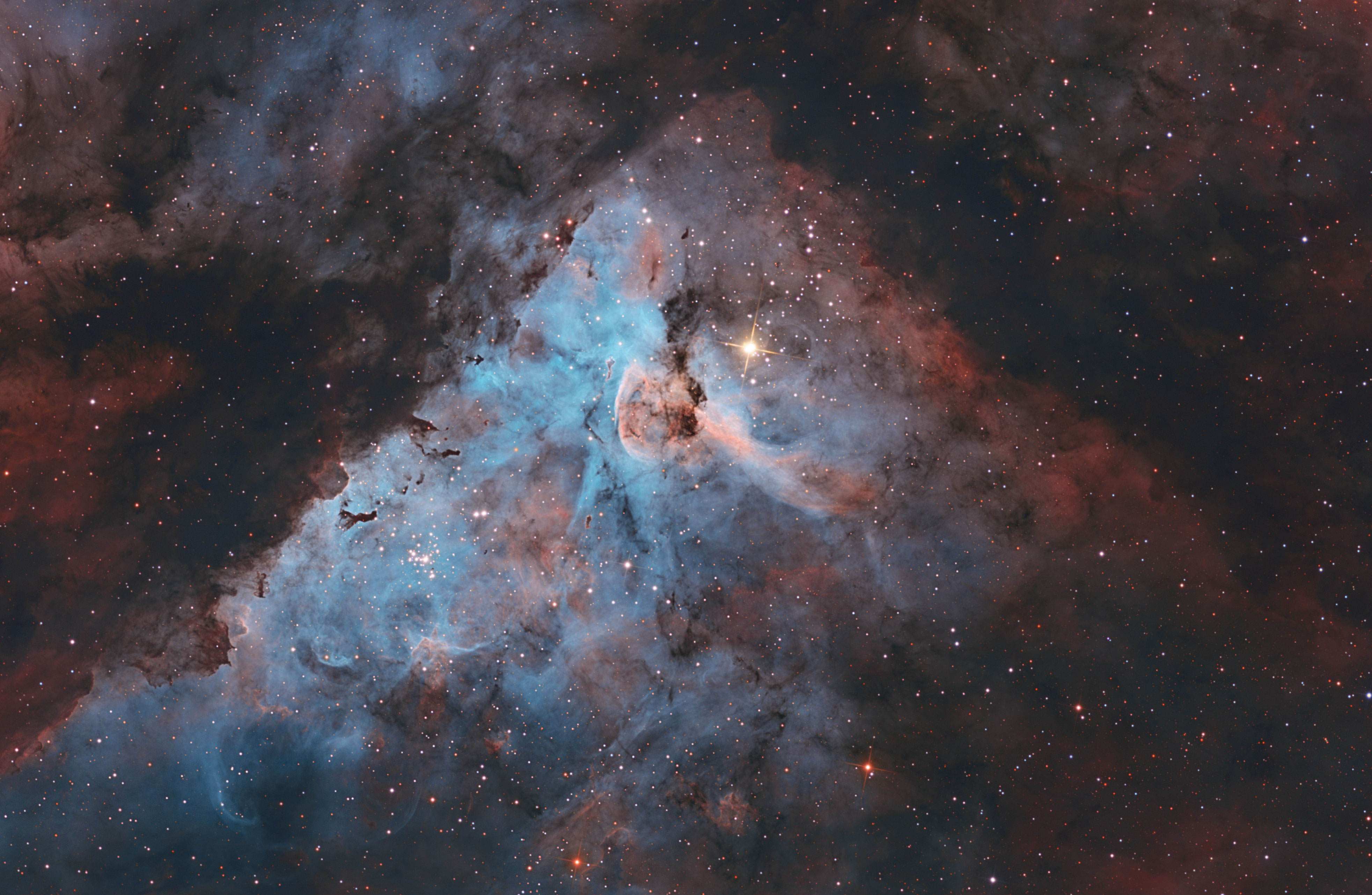 Eta Carina Nebula center
