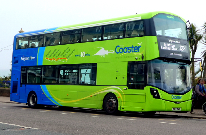 BRIGHTON & HOVE COASTER - (BX15 ONC) Don Partridge @ Eastbourne pier