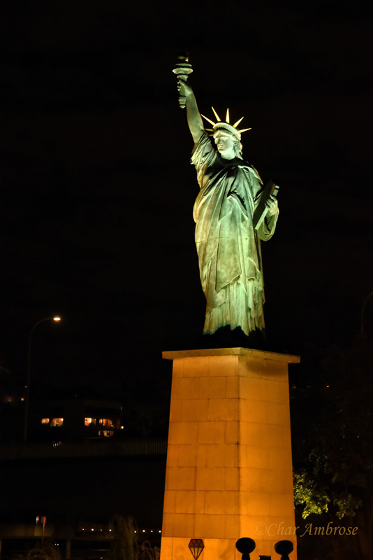 Statue of Liberty on Ile Aux Cygnes
