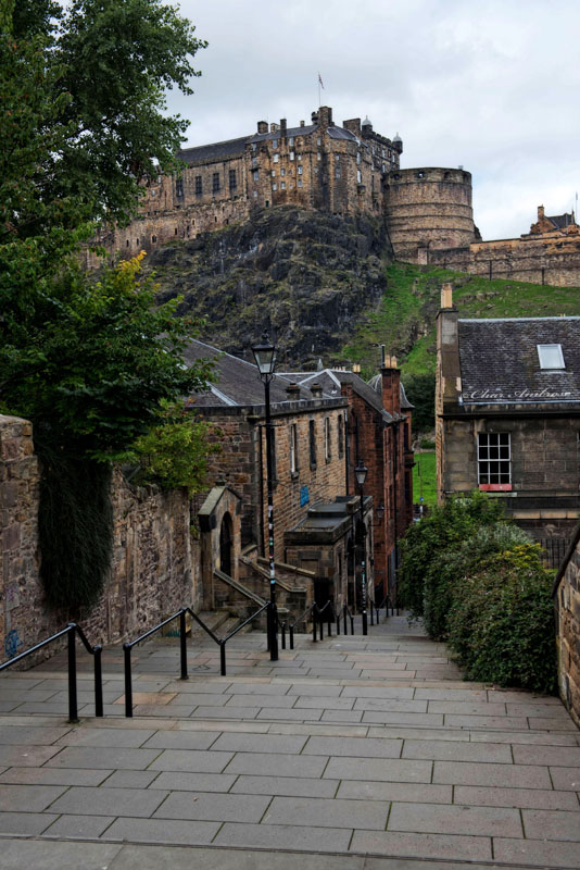 A View of the Edinburgh Castle
