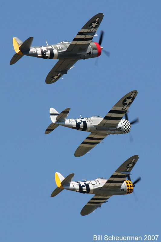 P-47s over Millville, NJ