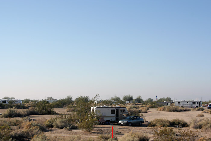 Finding a Campsite at Slab City