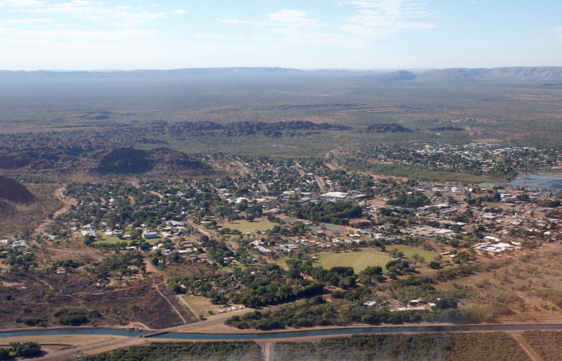 0833: Kununurra from the air