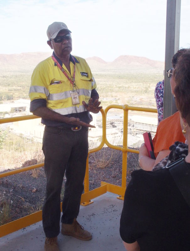 0878: Our guide at  the diamond mine