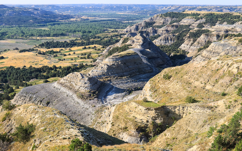 View from Sperati Point in Theodore Roosevelt NP - North Unit