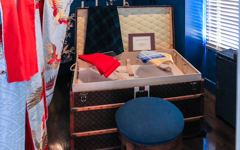 Eugene ONeills wife Carlottas Louis Vuitton Trunk in Eugene ONeill National Historic Site