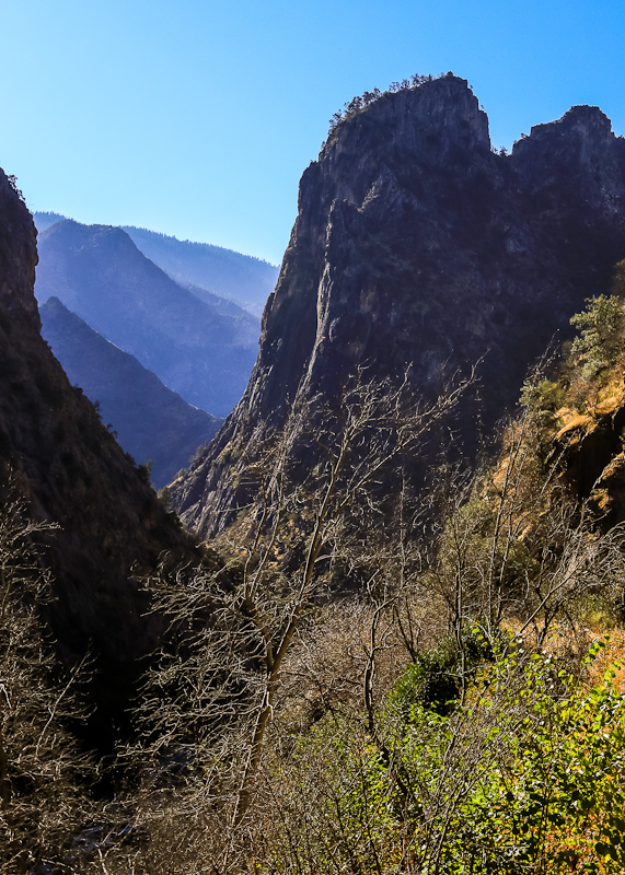 Boyden Rock (3,063 ft) along the Kings Canyon Scenic Byway in Giant Sequoia National Monument