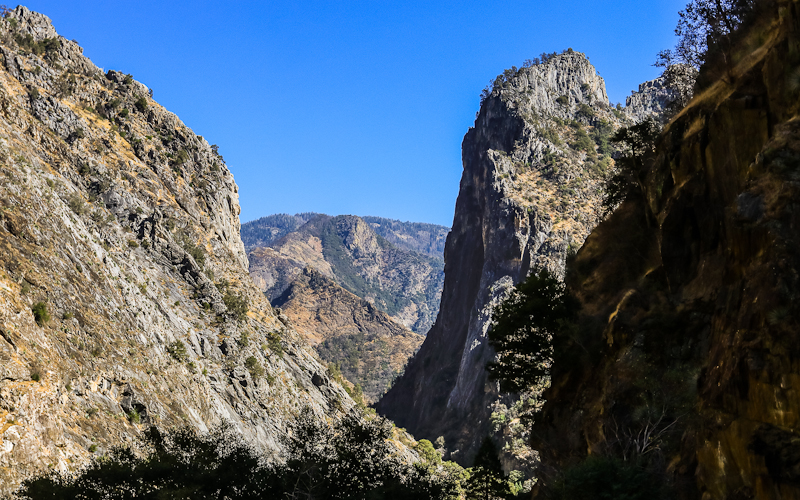 Pass at Boyden Rock along the Kings Canyon Scenic Byway in Giant Sequoia National Monument