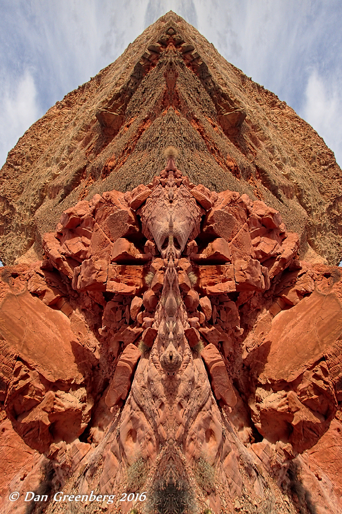 Faces in the Reflected Rocks