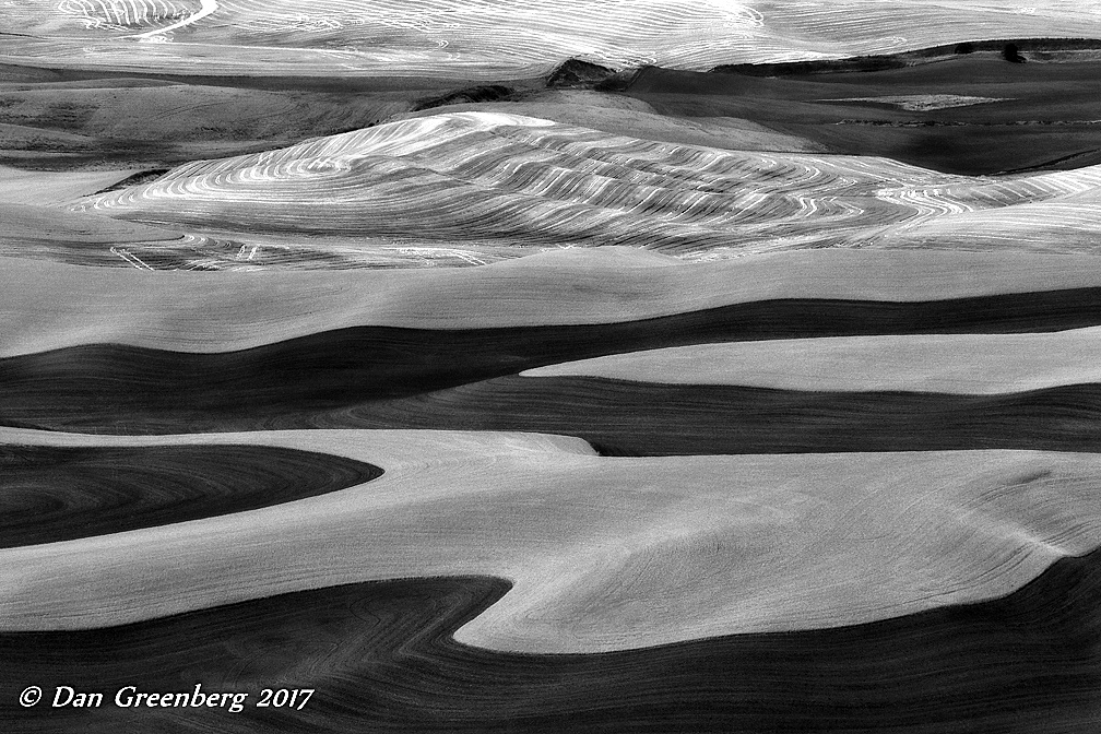 Flowing Chocolate in B&W