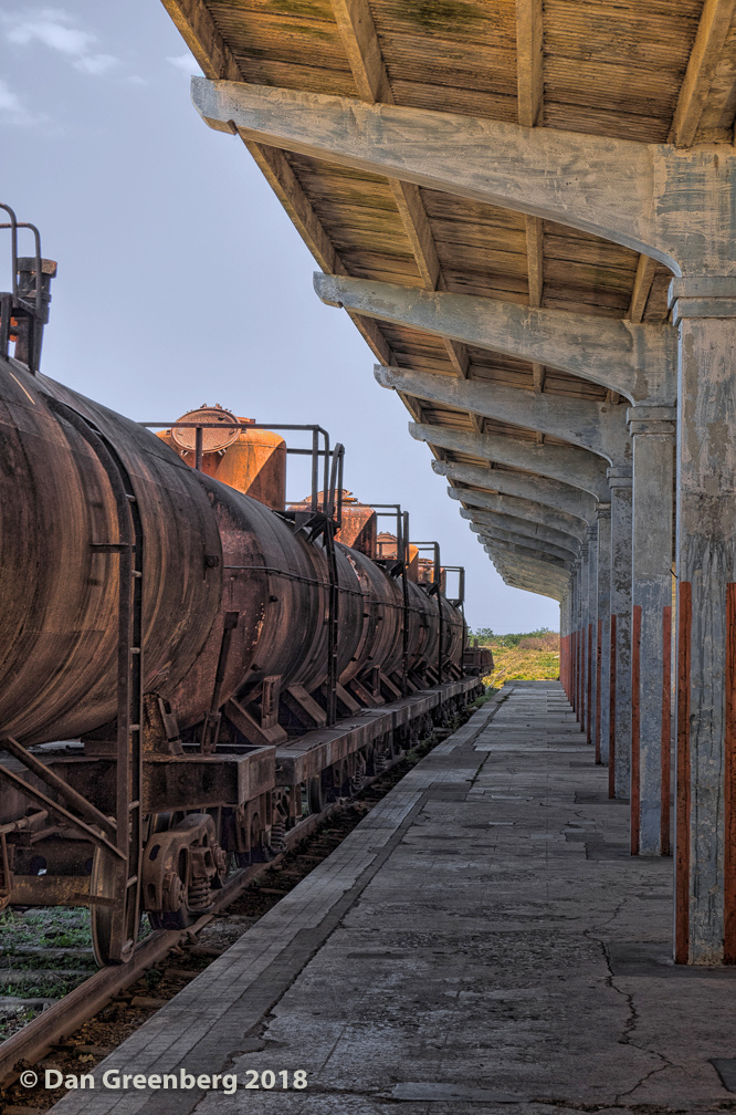 Rusting Railroad Tanker Cars