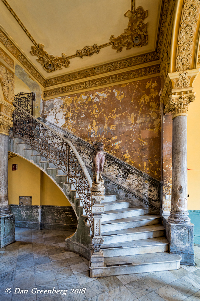Aging Ornate Stairway