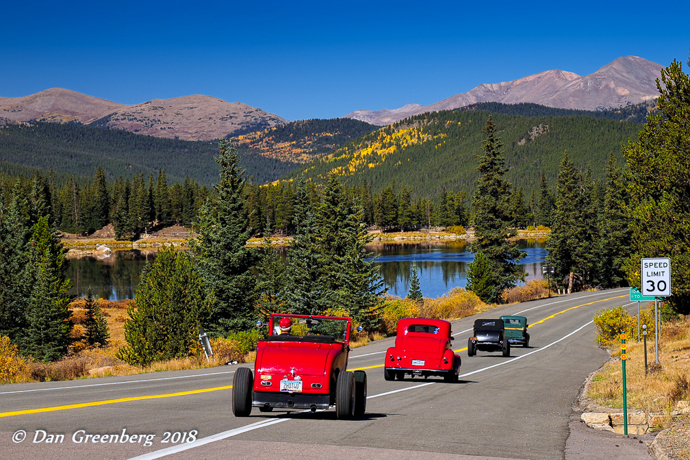 Driving by Echo Lake