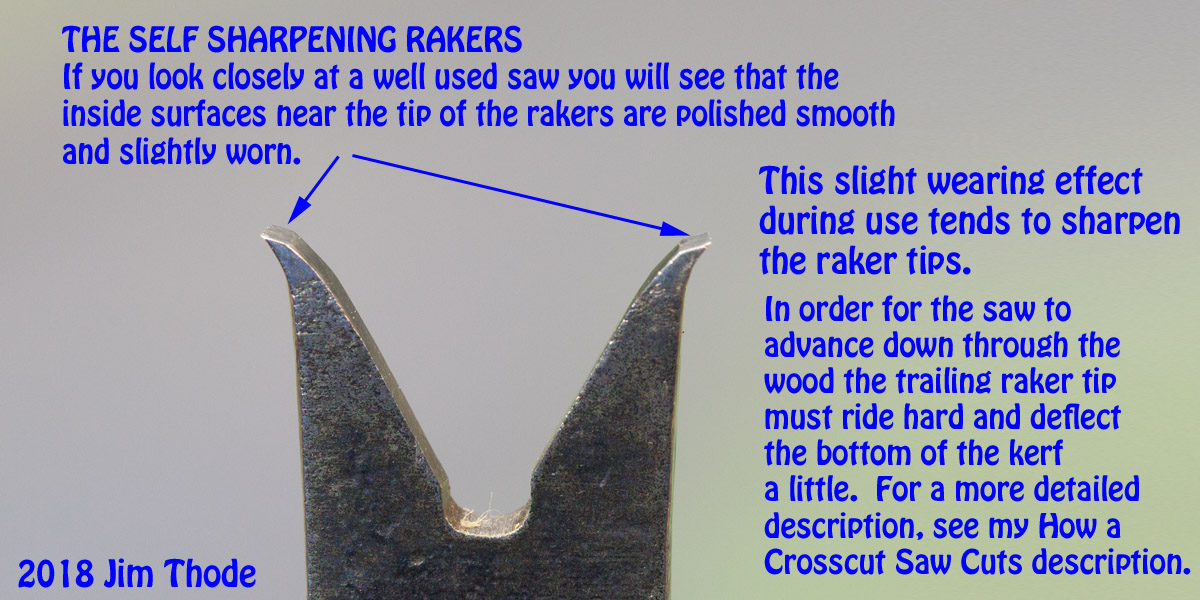 Self Sharpening Rakers