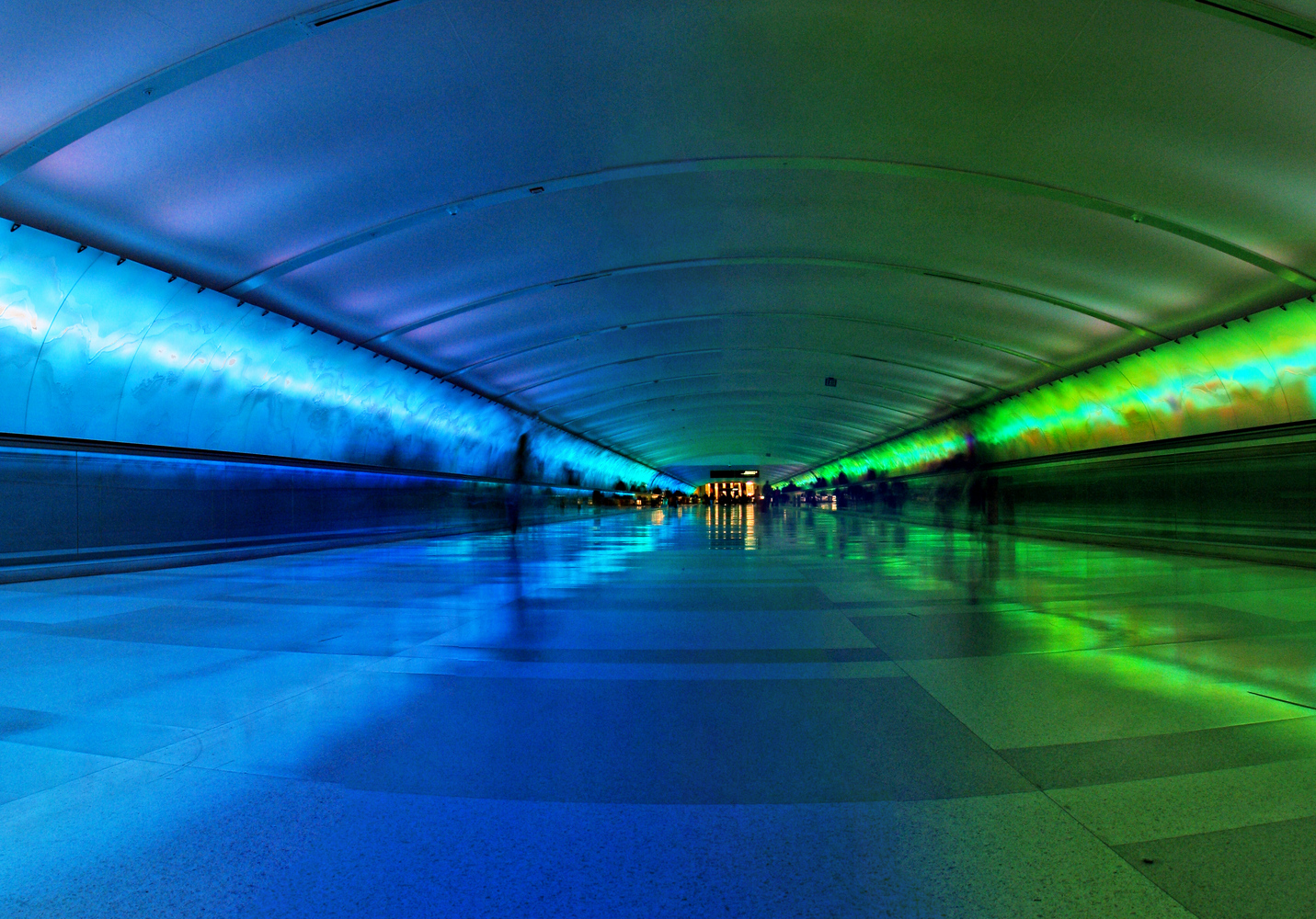 Detroit Airport Pedestrian Tunnel