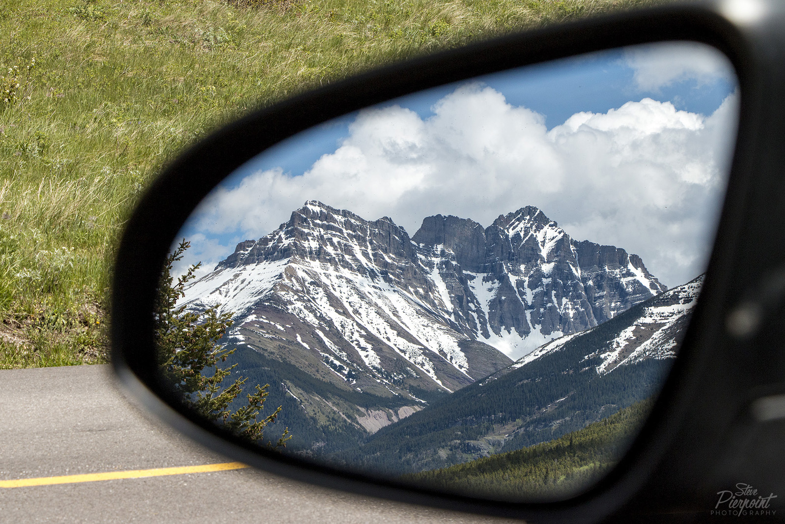 Rear View Along Red Rock Parkway