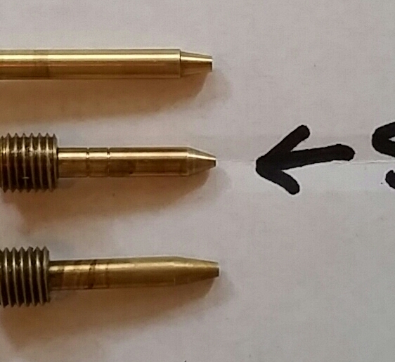 TMX Air Screws vs PWK Showing Steeper Tip Angle on 2017/18 KTM
