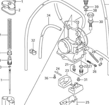 MikuniTMXx Parts View