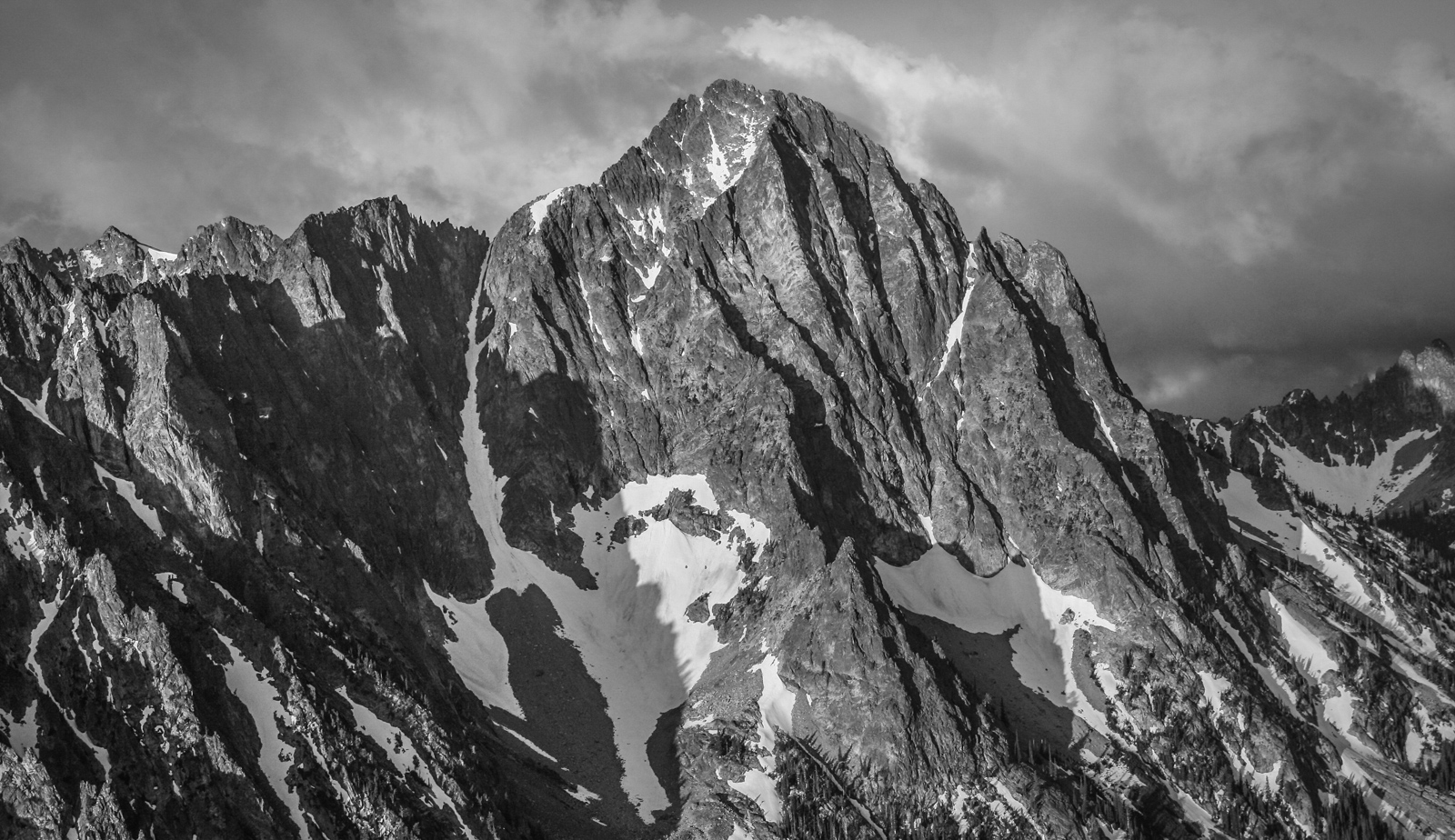Horstmann Peak, North Face<br>(Sawtooth-061707-454-3.jpg)