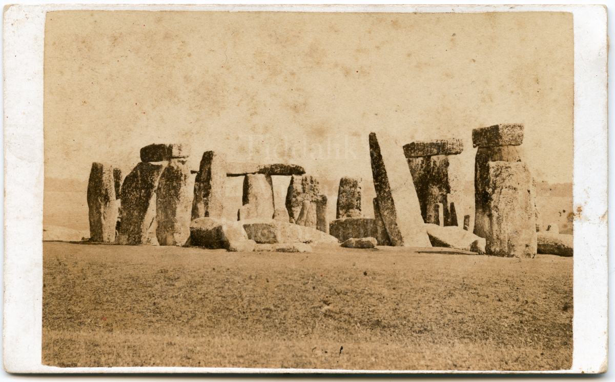 Stonehenge CDV Carte de Visite Vintage Photo - Judd of Maddington Wiltshire