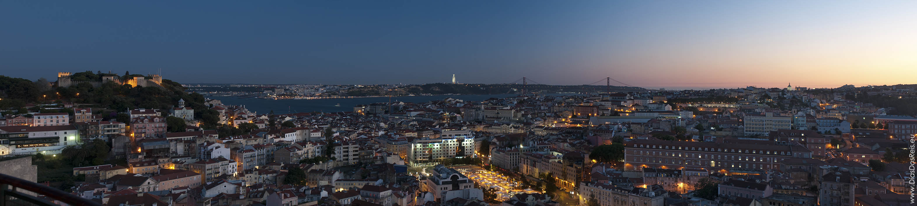 Lisboa Vista do Miradouro da Senhora do Monte (2)