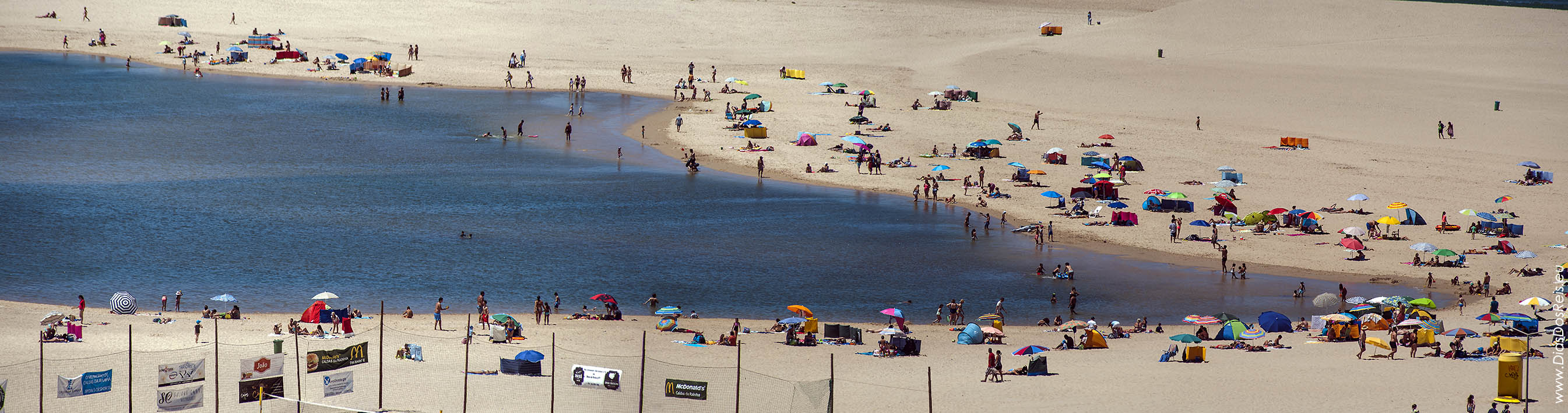 A Lagoa de bidos em 2 de agosto de 2017