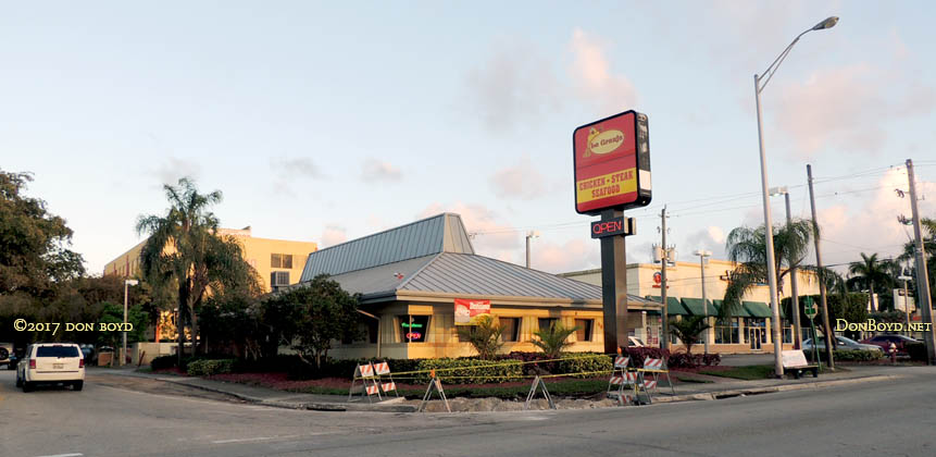 February 2017 - the former Pizza Hut on the southeast corner of W. 50th Street & 12th Avenue, Hialeah, now La Granja Restaurant