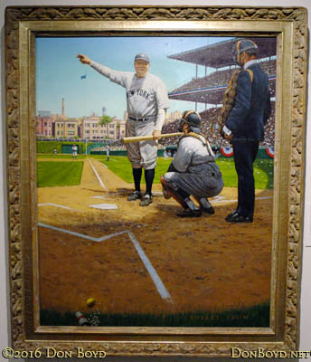 June 2015 - The Mighty Babe (1976) painting by Robert A. Thom at the National Baseball Hall of Fame Museum
