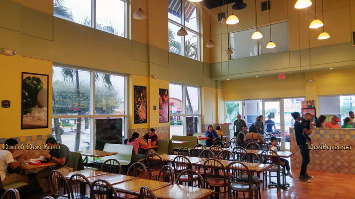 November 2016 - the original Pollo Tropical on Douglas Road and NW 7th Street in Miami