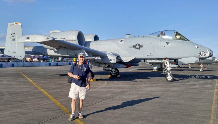 November 2016 - Kev Cook with Air Force Reserve Fairchild A-10A Thunderbolt II Warthog #78-0655