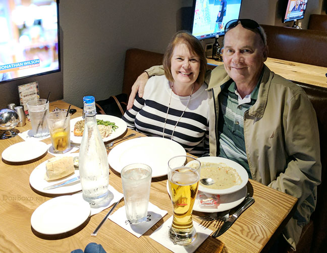 June 2017 - Karen Criswell Boyd and Don Boyd celebrating their 35th wedding anniversary at Shulas 2