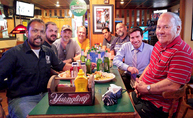 September 2015 - Suresh Atapattu, Daniel Morales, Kev Cook, unk, Steven Marquez, Vic Lopez, Keith Sonderling and Don Boyd