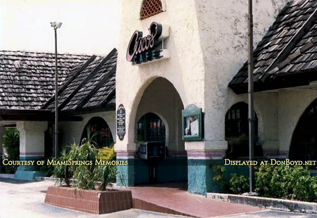 1980s-90s - the great Ciscos Cafe on NW 36th Street in Virginia Gardens
