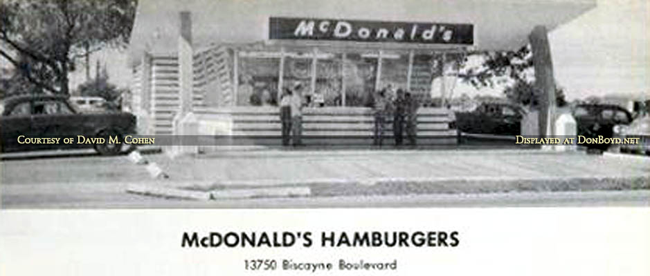 1960s - McDonalds on Biscayne Boulevard in North Miami