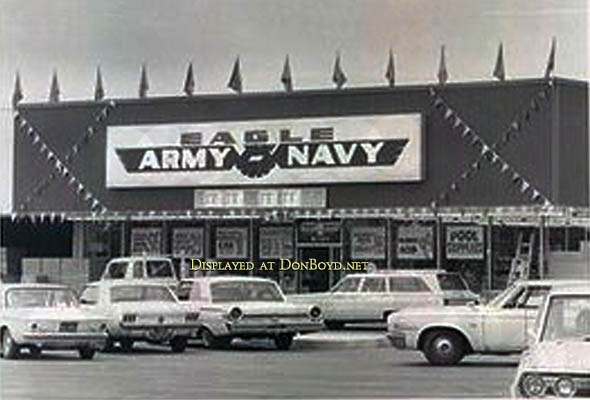 1960s - an Eagle Army-Navy store