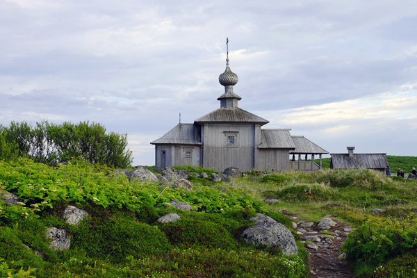St. Andrews Church, Zayatsky Island, Russia.