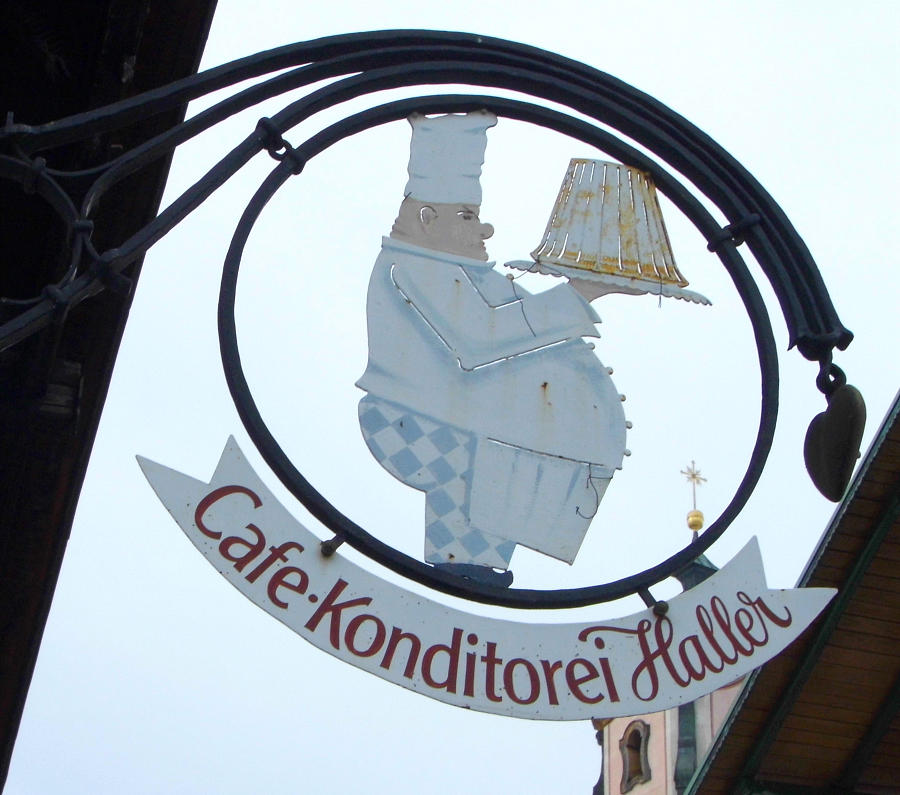 Ornate Cafe Sign