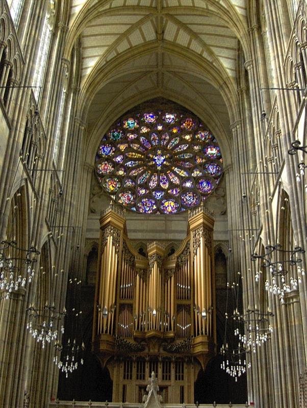 MAIN ORGAN & ROSE WINDOW 