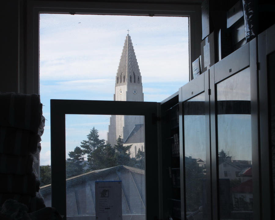 Through the window