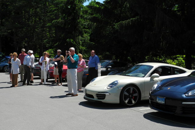 Day 2: Reserved parking area at The Greenbrier resort in White Sulphur Springs, WV. (0891)
