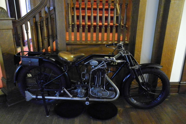 Day 2: Antique AJS at Annamede Mansion, Walkersville, WV. (0984)