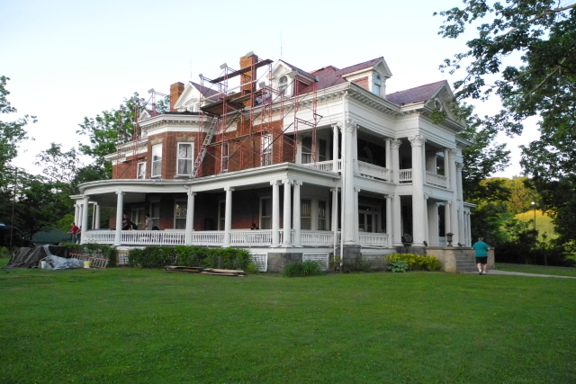 Day 2: Annamede Mansion, Walkersville, WV, completed in 1902. Currently undergoing complete restoration. (0999)