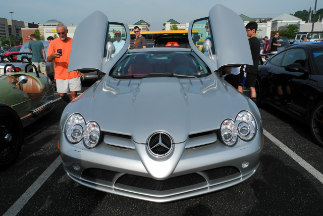 2006 Mercedes-Benz SLR McLaren at Cars & Coffee in Hunt Valley, MD. (DSCN1247)