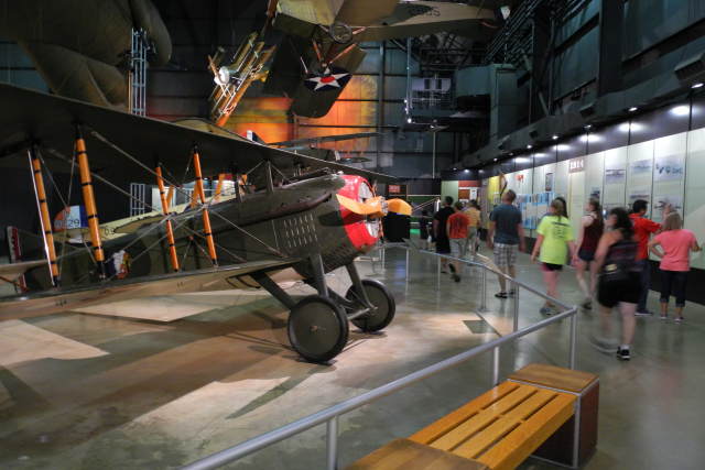 A few months after its 1st flight, the French-built SPAD VII appeared on the Front in both French and British squadrons. (7940)