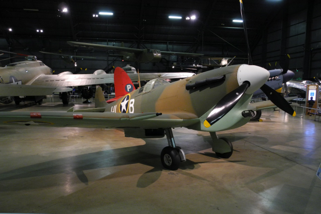 Supermarine Spitfire Mk.Vc: During the Battle of Britain, the Spitfire successfully fought the best German fighters.  (8137)