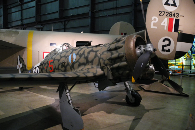 Macchi MC.200 Saetta: Developed in the mid-1930s, the Saetta was one of the Italian Royal Air Forces main WWII fighters. (8149)