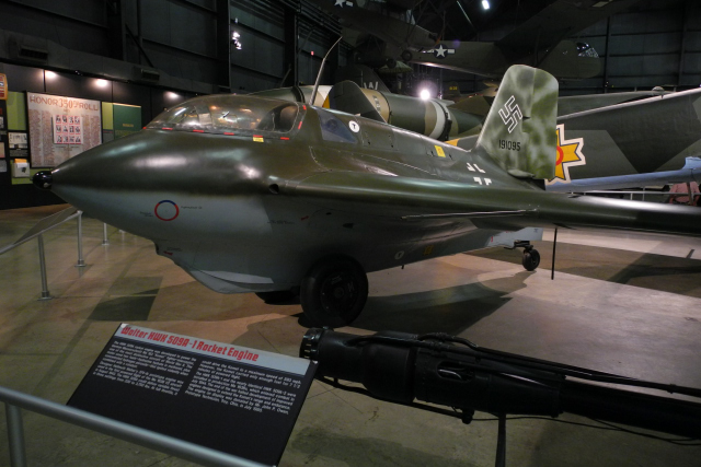 Messerschmitt Me 163B: The rocket-powered Me 163s impact as a German WWII fighter was limited by technical problems. (8217)