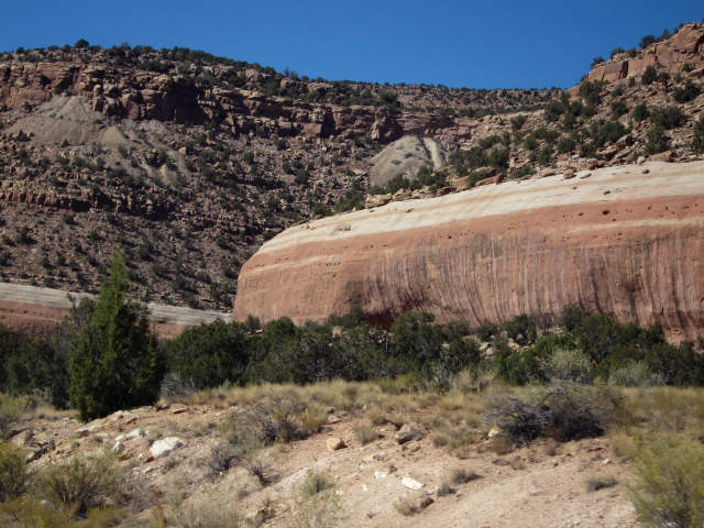 Heading north on CO-141 toward Gateway (6390)